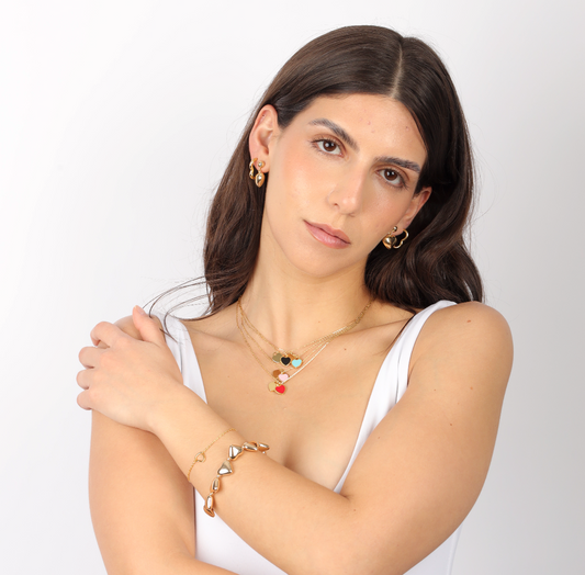 PULSERA CADENA CORAZON