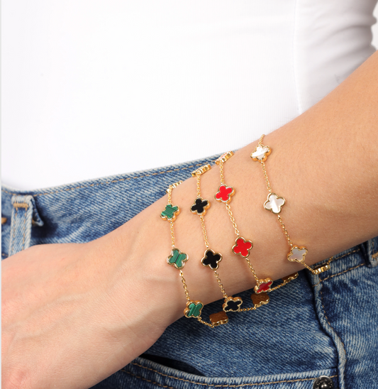 PULSERA TREBOL VERDE