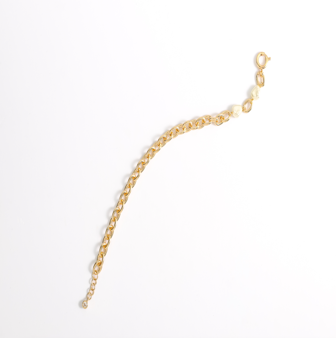 PULSERA CADENA PERLA