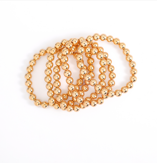 SET PULSERAS BOLITAS