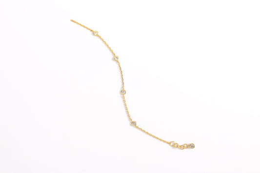 PULSERA DIAMANTES POR YARDA