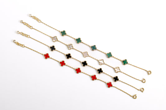 PULSERA TREBOL VERDE